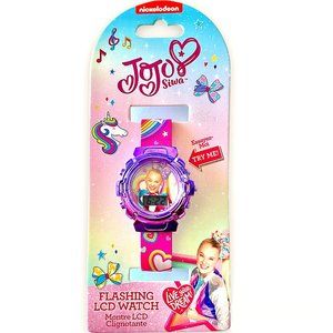 🆕 JOJO SIWA ~ FLASHING COLOURS LCD DIGITAL WRIST WATCH ~ Nickelodeon